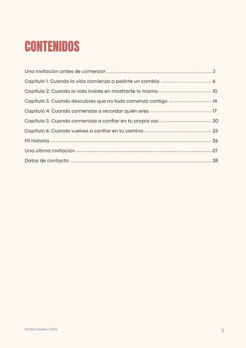 Ebook: El viaje de regreso a mí